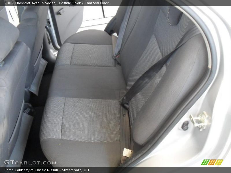 Cosmic Silver / Charcoal Black 2007 Chevrolet Aveo LS Sedan