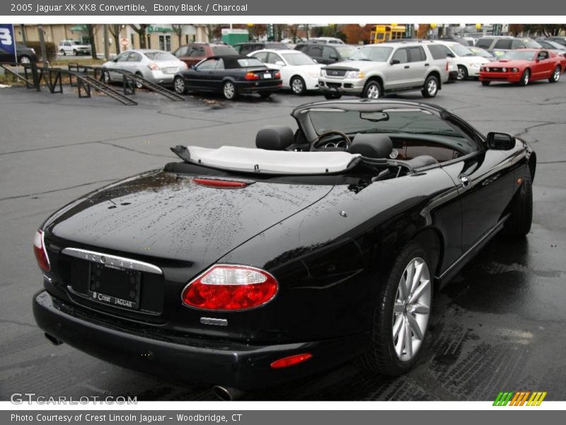 Ebony Black / Charcoal 2005 Jaguar XK XK8 Convertible