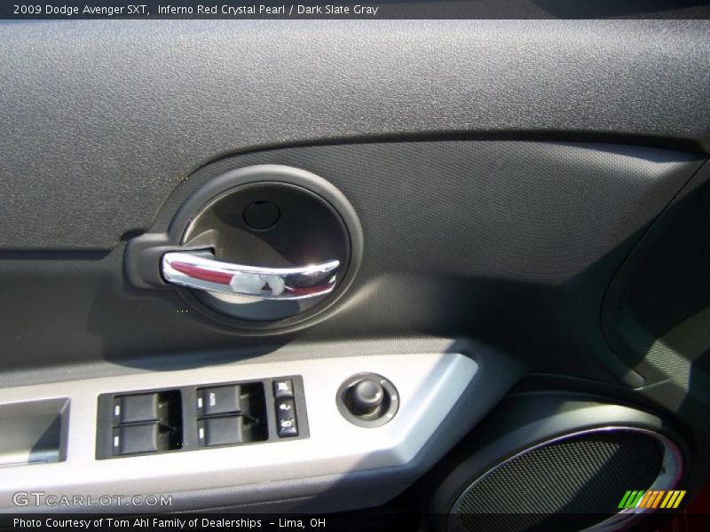 Inferno Red Crystal Pearl / Dark Slate Gray 2009 Dodge Avenger SXT