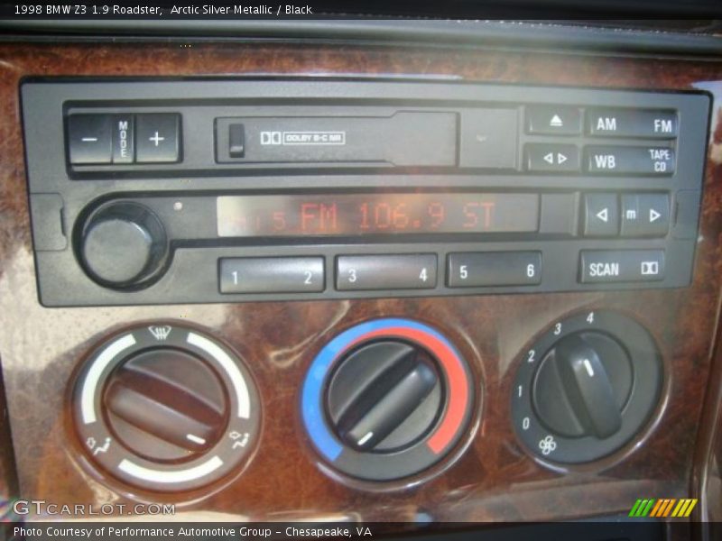 Arctic Silver Metallic / Black 1998 BMW Z3 1.9 Roadster