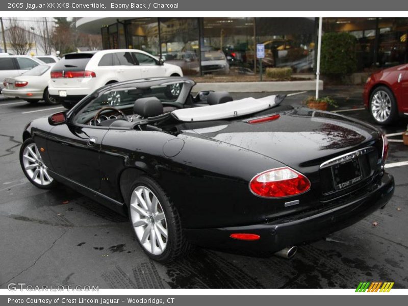 Ebony Black / Charcoal 2005 Jaguar XK XK8 Convertible