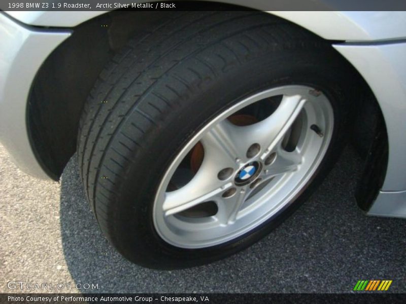 Arctic Silver Metallic / Black 1998 BMW Z3 1.9 Roadster