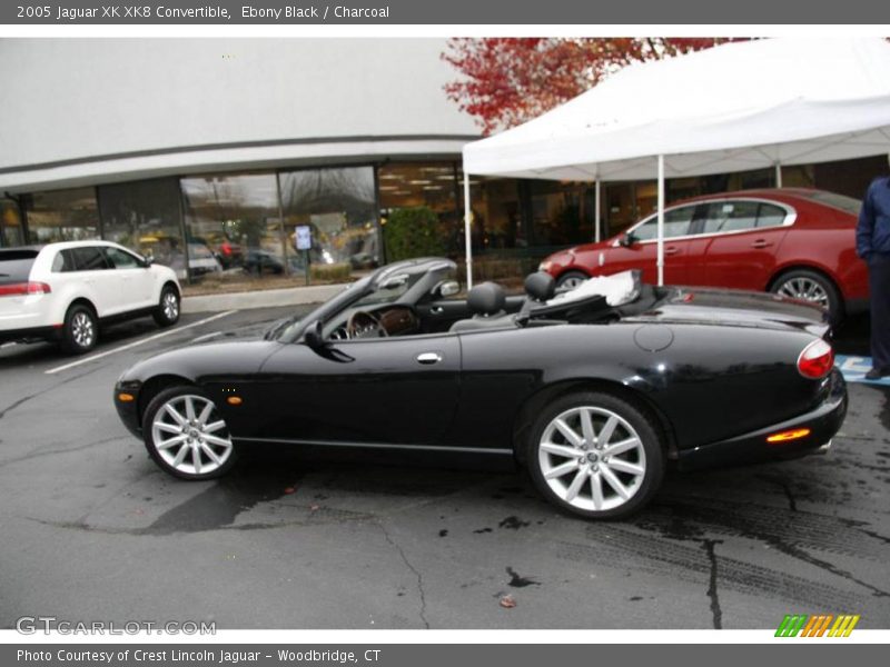 Ebony Black / Charcoal 2005 Jaguar XK XK8 Convertible