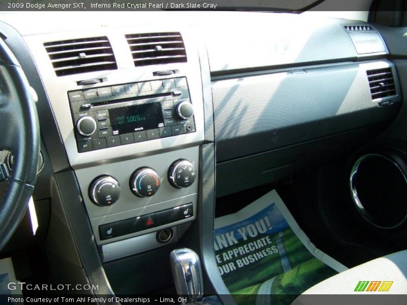 Inferno Red Crystal Pearl / Dark Slate Gray 2009 Dodge Avenger SXT