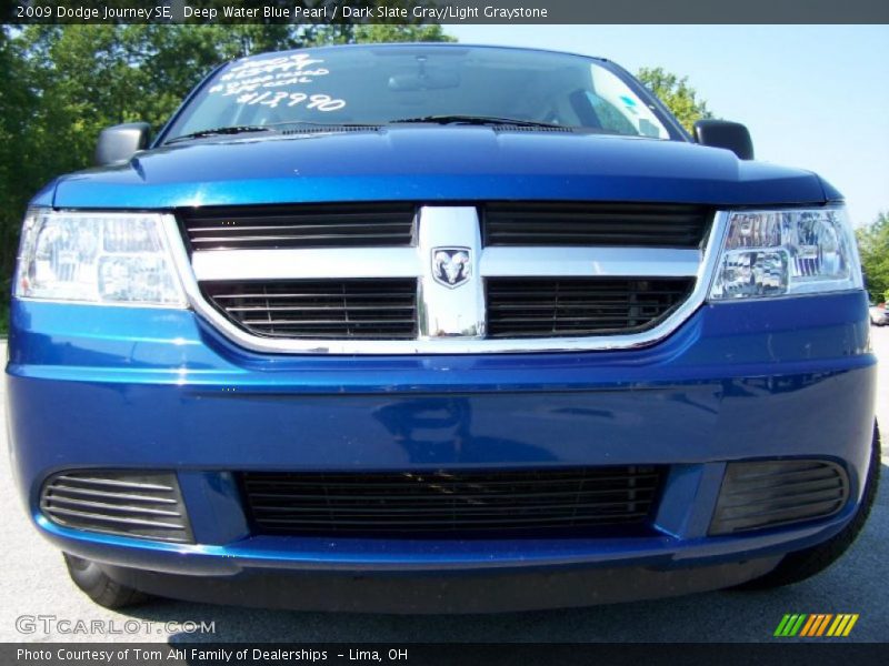 Deep Water Blue Pearl / Dark Slate Gray/Light Graystone 2009 Dodge Journey SE