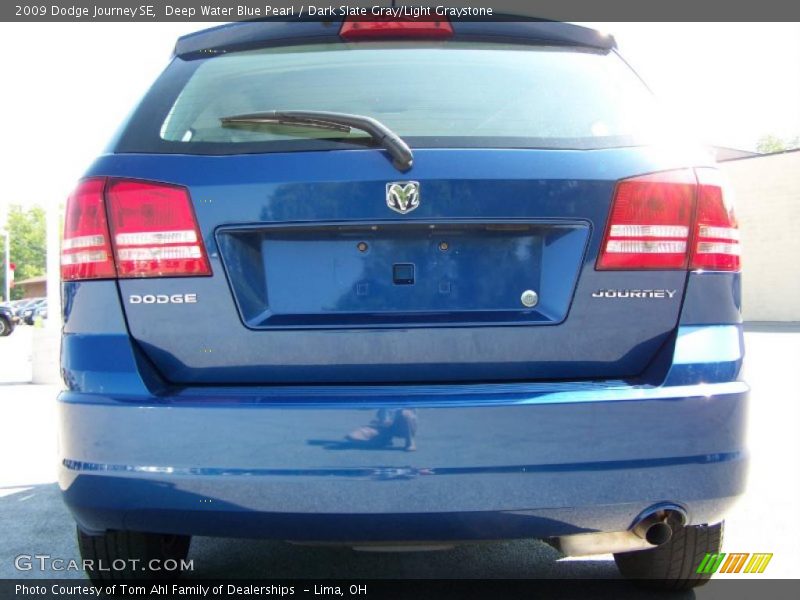 Deep Water Blue Pearl / Dark Slate Gray/Light Graystone 2009 Dodge Journey SE
