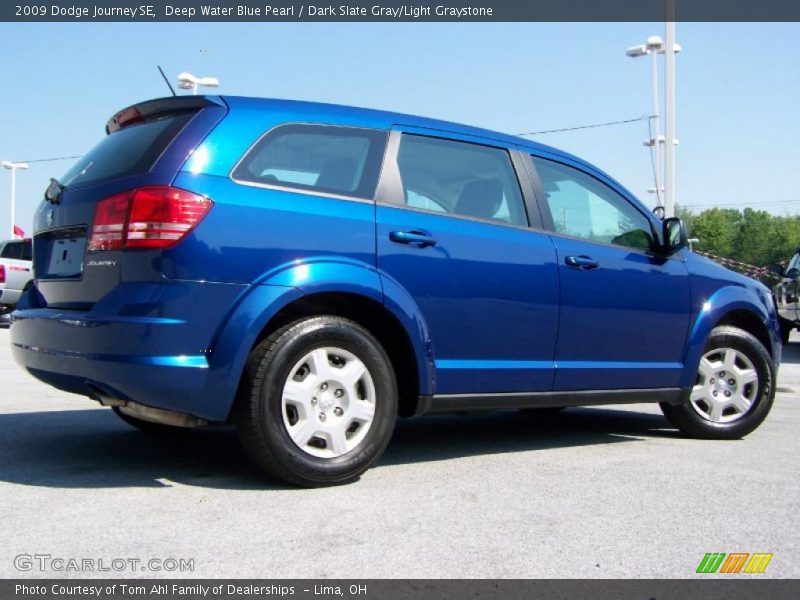 Deep Water Blue Pearl / Dark Slate Gray/Light Graystone 2009 Dodge Journey SE