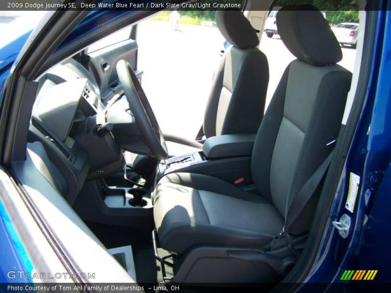 Deep Water Blue Pearl / Dark Slate Gray/Light Graystone 2009 Dodge Journey SE