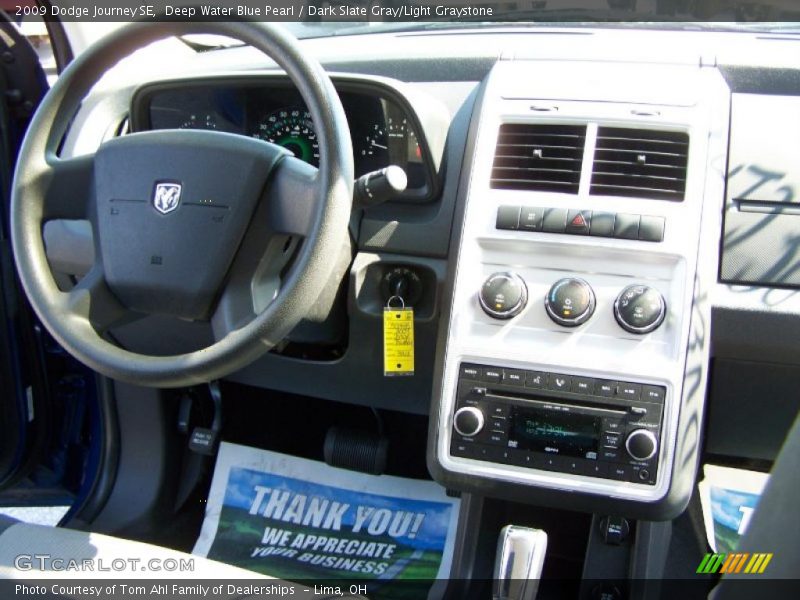 Deep Water Blue Pearl / Dark Slate Gray/Light Graystone 2009 Dodge Journey SE