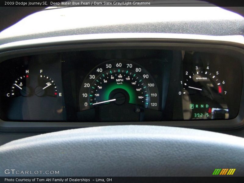 Deep Water Blue Pearl / Dark Slate Gray/Light Graystone 2009 Dodge Journey SE