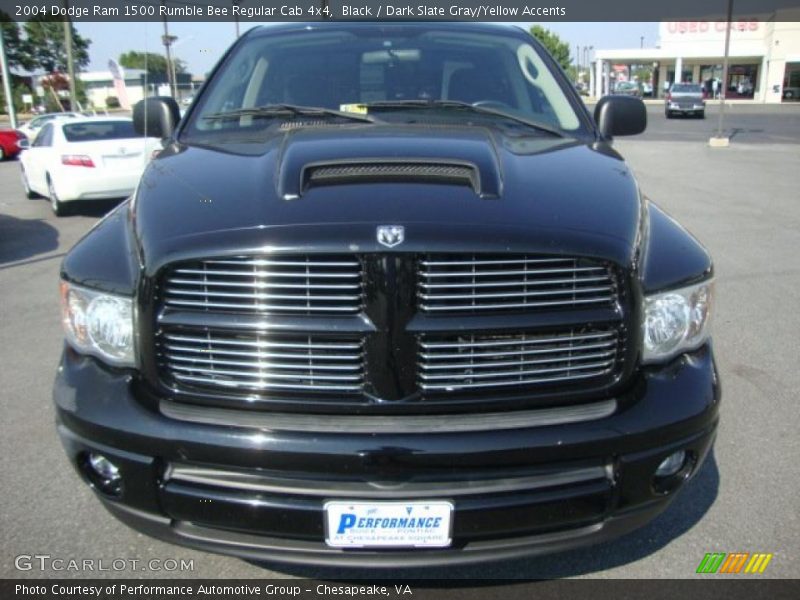 Black / Dark Slate Gray/Yellow Accents 2004 Dodge Ram 1500 Rumble Bee Regular Cab 4x4