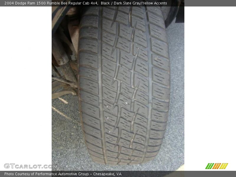 Black / Dark Slate Gray/Yellow Accents 2004 Dodge Ram 1500 Rumble Bee Regular Cab 4x4