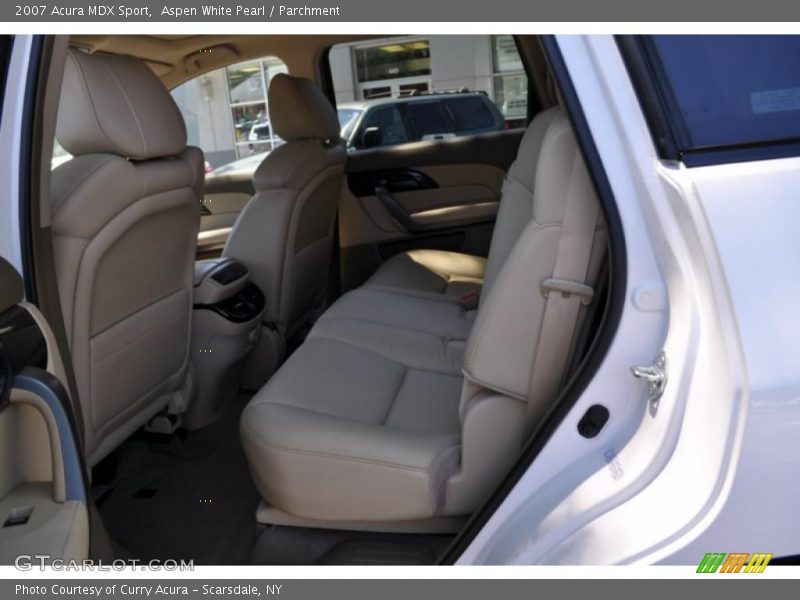 Aspen White Pearl / Parchment 2007 Acura MDX Sport