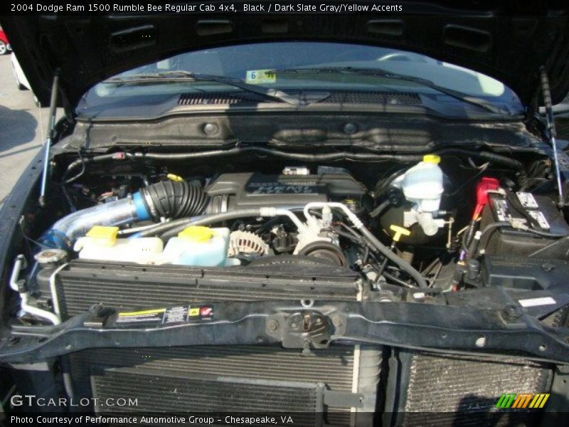 Black / Dark Slate Gray/Yellow Accents 2004 Dodge Ram 1500 Rumble Bee Regular Cab 4x4
