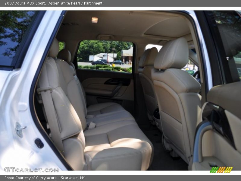 Aspen White Pearl / Parchment 2007 Acura MDX Sport