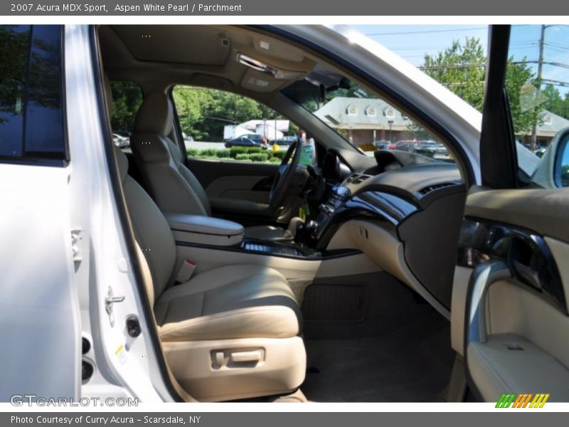 Aspen White Pearl / Parchment 2007 Acura MDX Sport