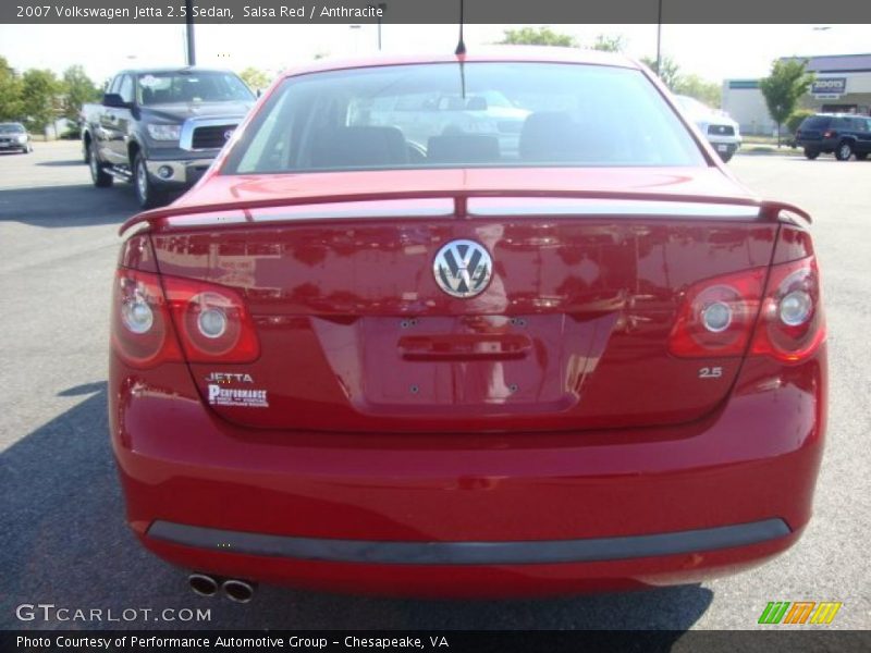 Salsa Red / Anthracite 2007 Volkswagen Jetta 2.5 Sedan