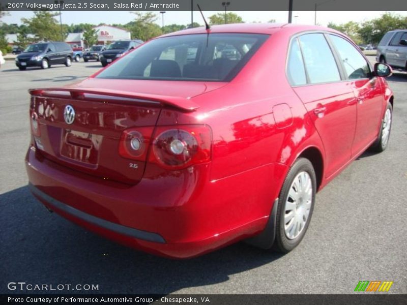Salsa Red / Anthracite 2007 Volkswagen Jetta 2.5 Sedan