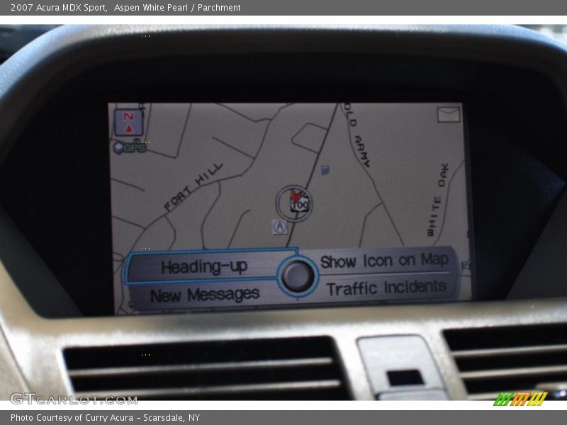 Aspen White Pearl / Parchment 2007 Acura MDX Sport