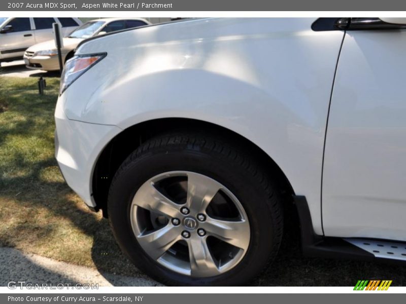 Aspen White Pearl / Parchment 2007 Acura MDX Sport