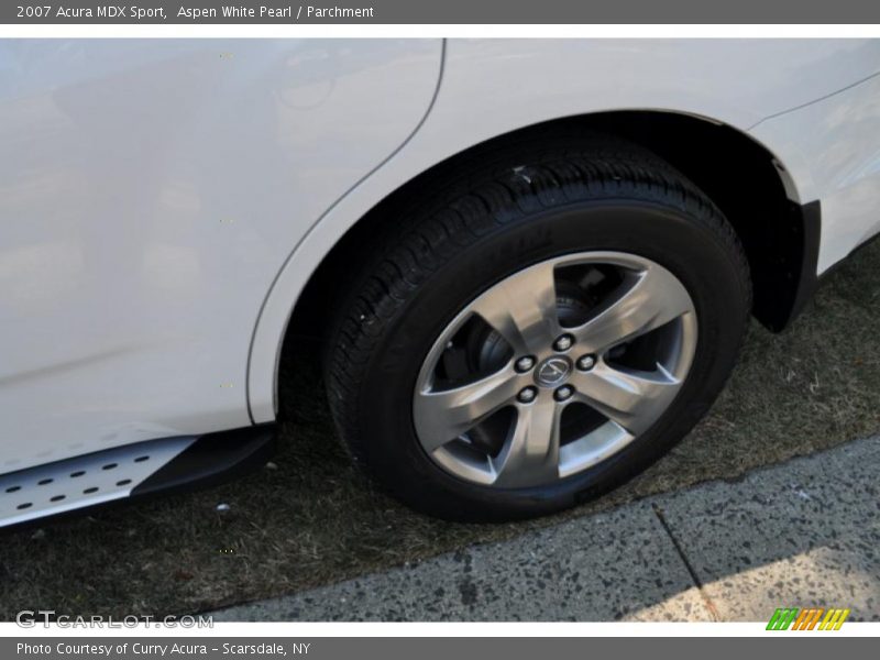 Aspen White Pearl / Parchment 2007 Acura MDX Sport