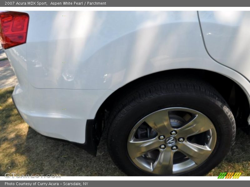 Aspen White Pearl / Parchment 2007 Acura MDX Sport