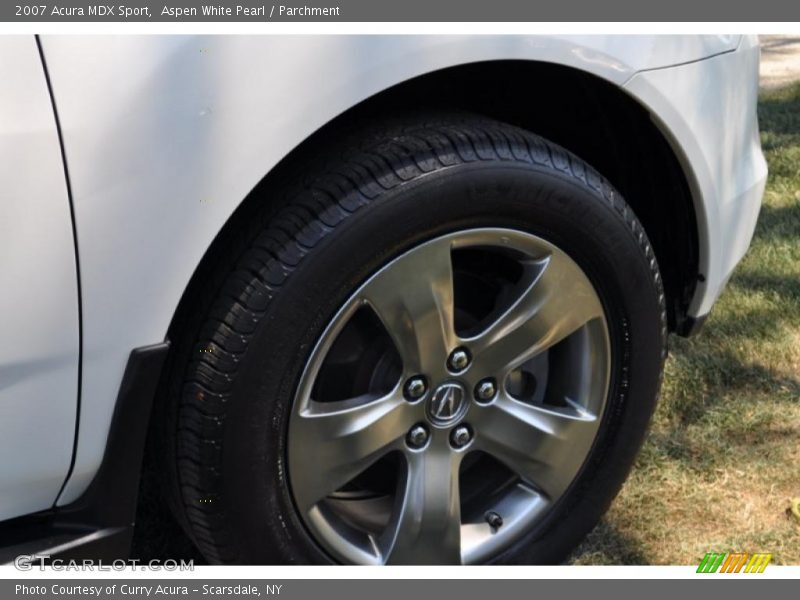 Aspen White Pearl / Parchment 2007 Acura MDX Sport