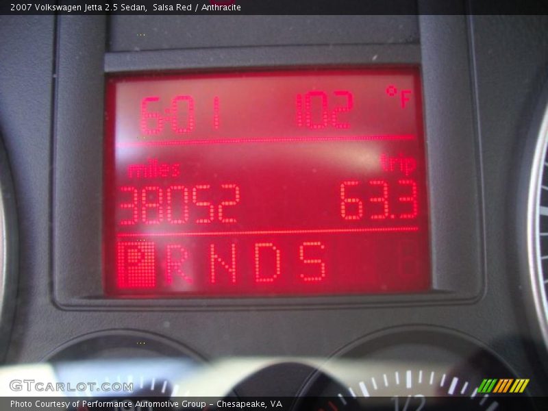 Salsa Red / Anthracite 2007 Volkswagen Jetta 2.5 Sedan