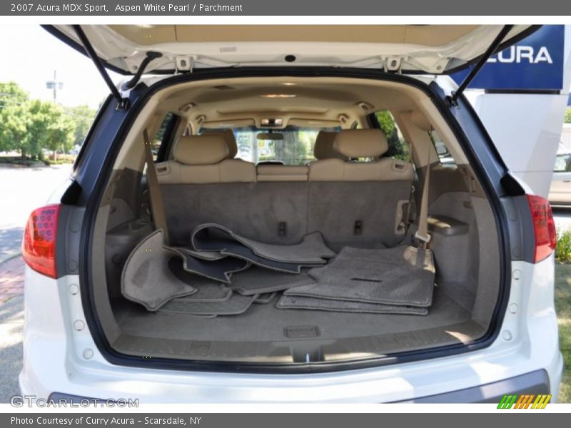 Aspen White Pearl / Parchment 2007 Acura MDX Sport