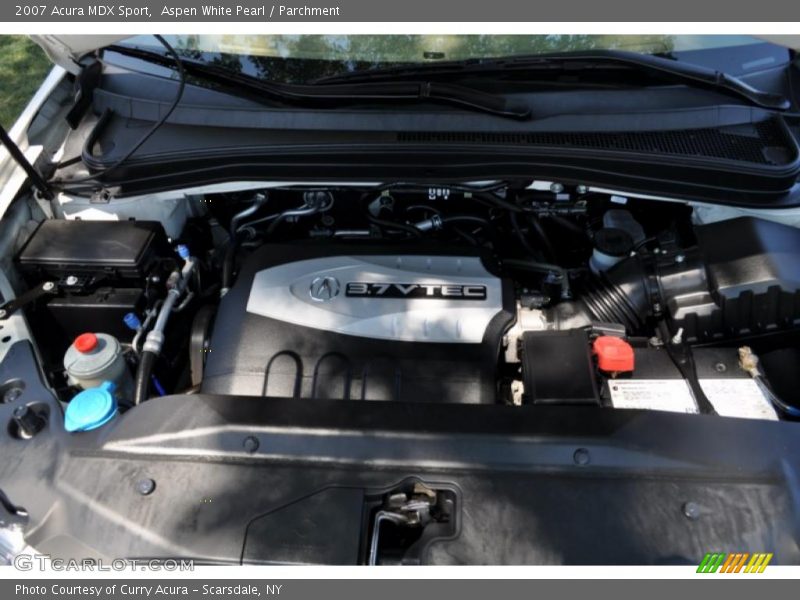 Aspen White Pearl / Parchment 2007 Acura MDX Sport