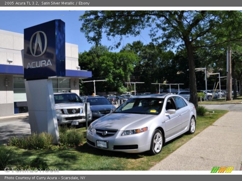 Satin Silver Metallic / Ebony 2005 Acura TL 3.2