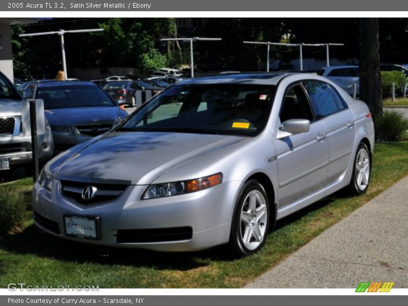 Satin Silver Metallic / Ebony 2005 Acura TL 3.2