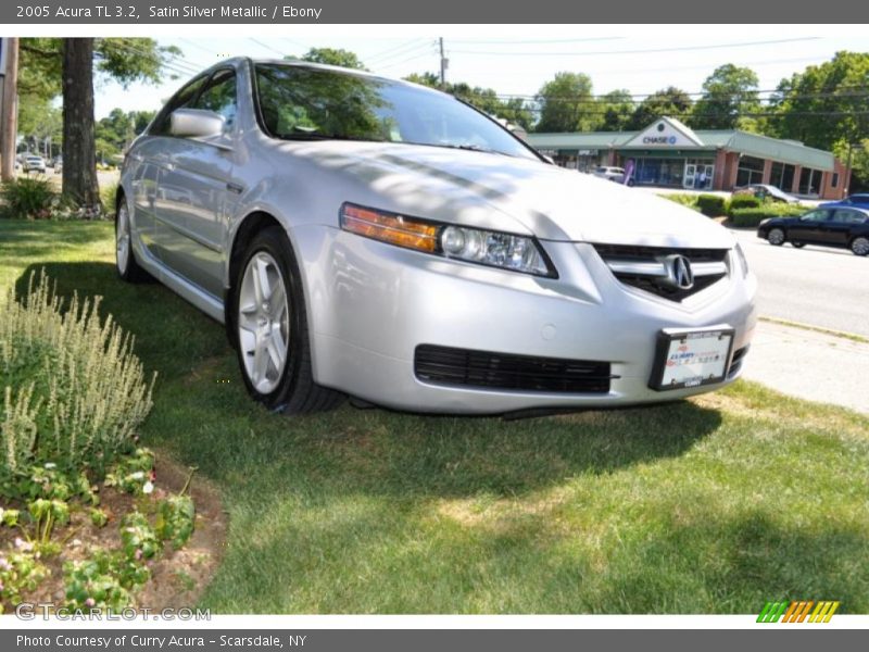 Satin Silver Metallic / Ebony 2005 Acura TL 3.2