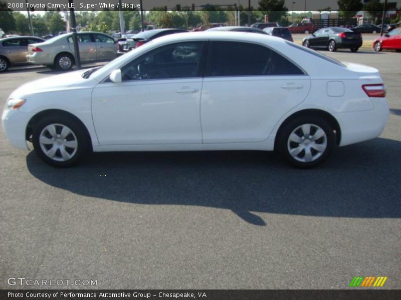 Super White / Bisque 2008 Toyota Camry LE