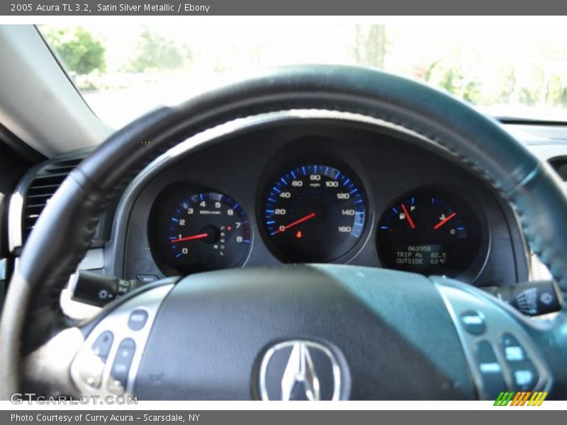 Satin Silver Metallic / Ebony 2005 Acura TL 3.2