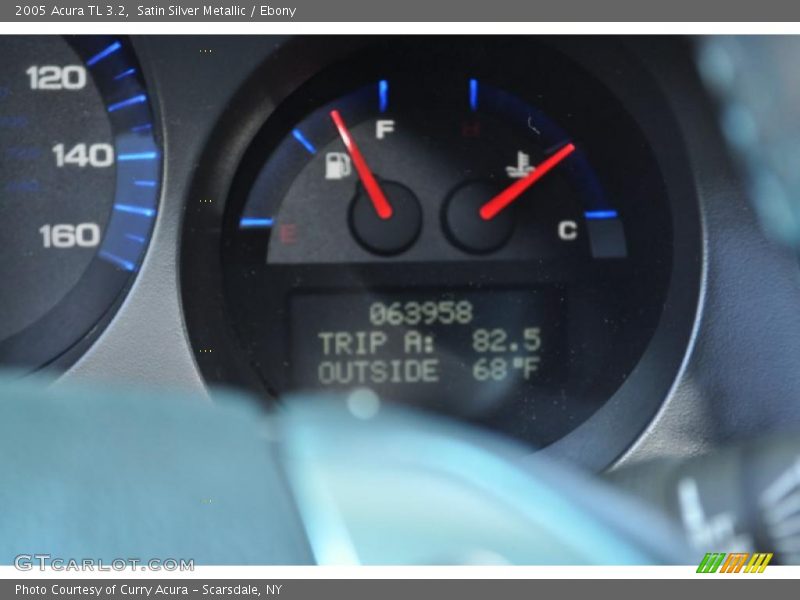 Satin Silver Metallic / Ebony 2005 Acura TL 3.2
