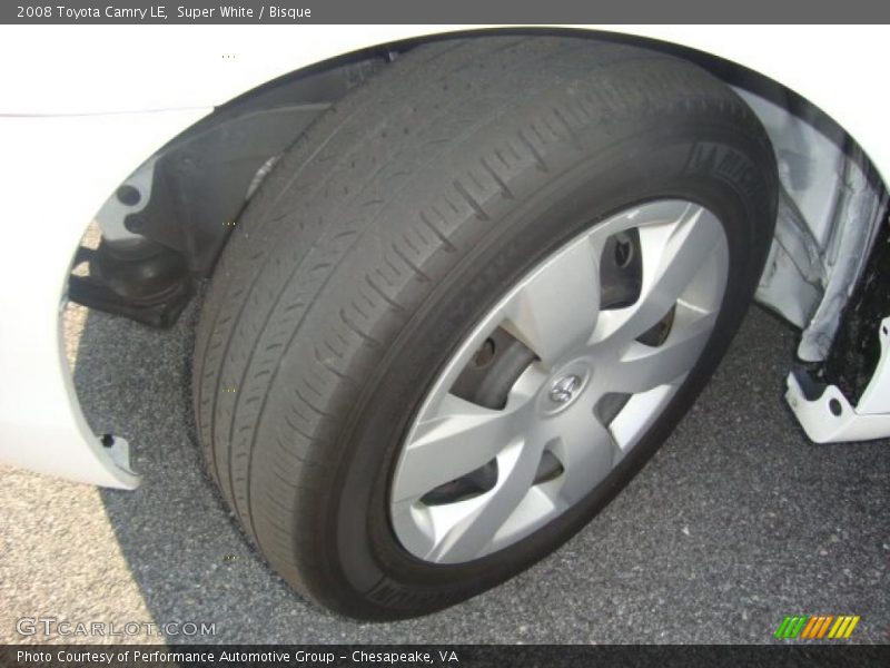 Super White / Bisque 2008 Toyota Camry LE