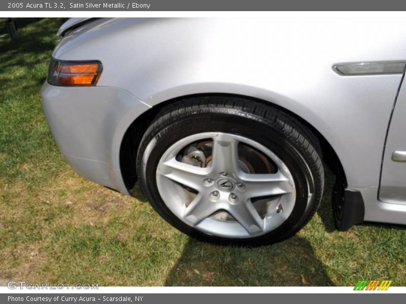 Satin Silver Metallic / Ebony 2005 Acura TL 3.2