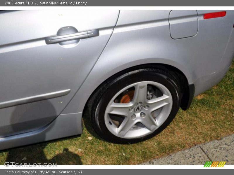 Satin Silver Metallic / Ebony 2005 Acura TL 3.2