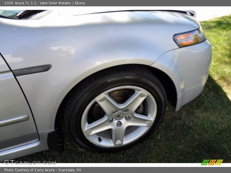 Satin Silver Metallic / Ebony 2005 Acura TL 3.2