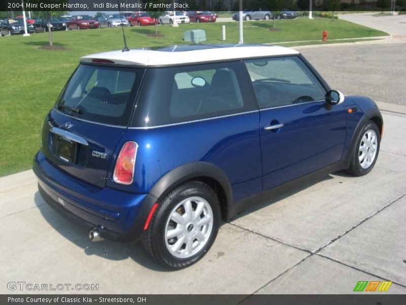 Indi Blue Metallic / Panther Black 2004 Mini Cooper Hardtop