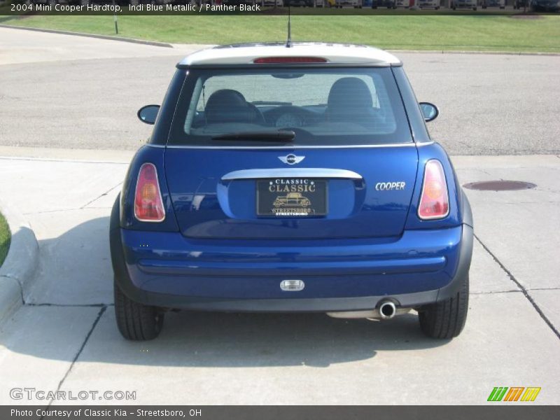 Indi Blue Metallic / Panther Black 2004 Mini Cooper Hardtop