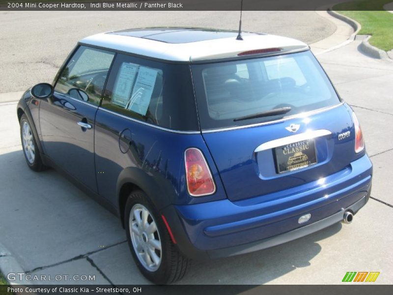 Indi Blue Metallic / Panther Black 2004 Mini Cooper Hardtop