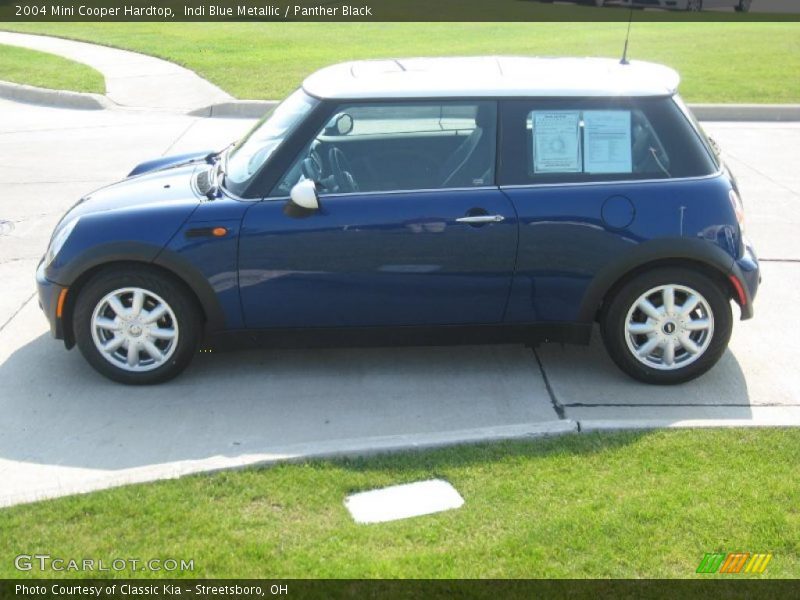 Indi Blue Metallic / Panther Black 2004 Mini Cooper Hardtop