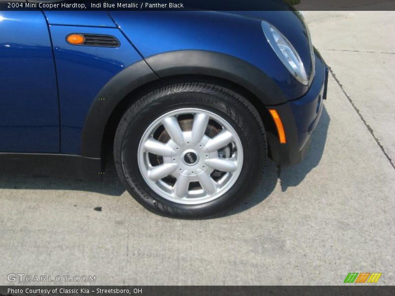 Indi Blue Metallic / Panther Black 2004 Mini Cooper Hardtop