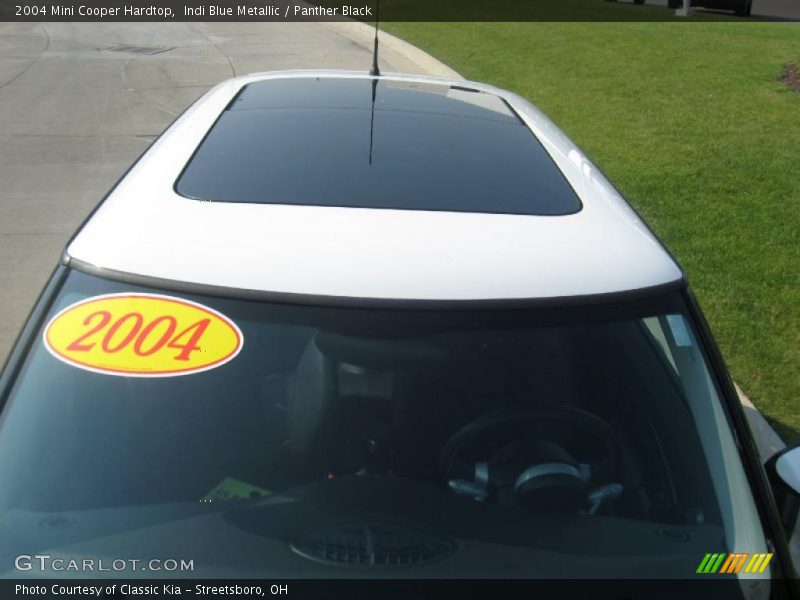 Indi Blue Metallic / Panther Black 2004 Mini Cooper Hardtop