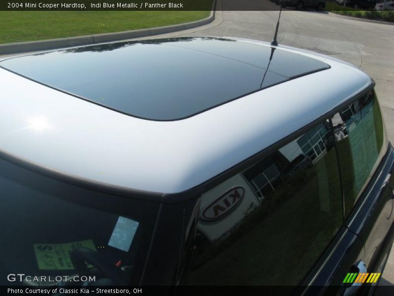 Indi Blue Metallic / Panther Black 2004 Mini Cooper Hardtop