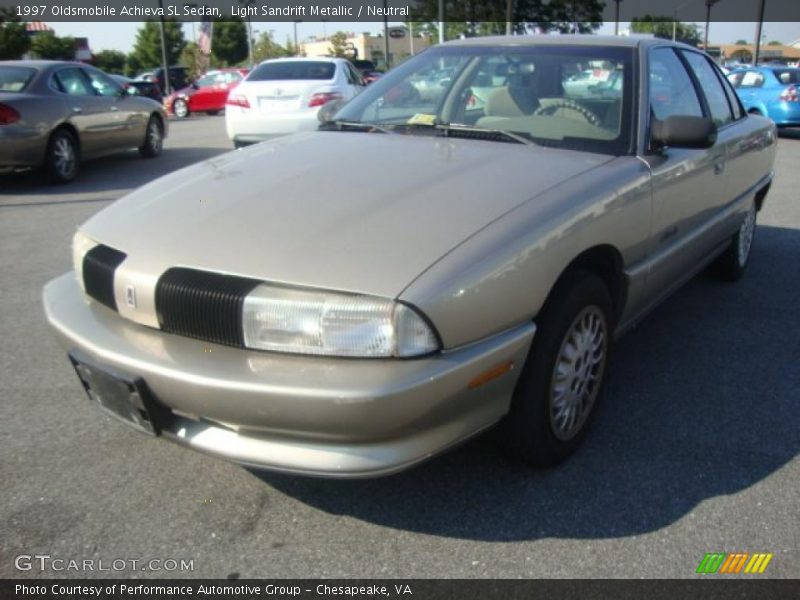 Light Sandrift Metallic / Neutral 1997 Oldsmobile Achieva SL Sedan
