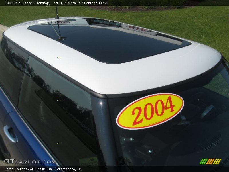 Indi Blue Metallic / Panther Black 2004 Mini Cooper Hardtop