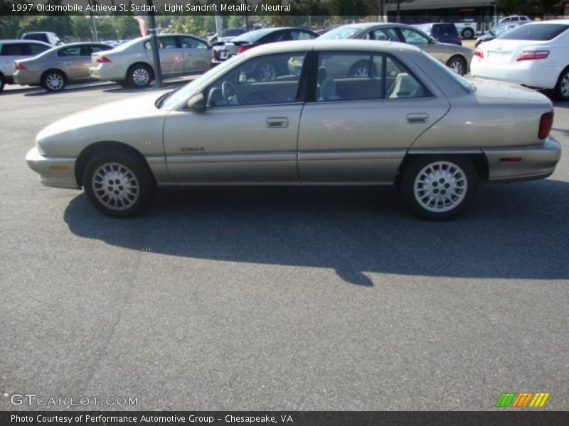 Light Sandrift Metallic / Neutral 1997 Oldsmobile Achieva SL Sedan